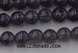 CIL100 15.5 inches 4mm round iolite gemstone beads wholesale