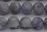 CIL110 15.5 inches 8mm round matte iolite gemstone beads