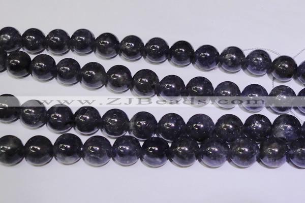 CIL16 15.5 inches 11mm round A grade natural iolite gemstone beads