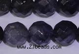 CIL33 15.5 inches 9mm faceted round natural iolite gemstone beads