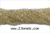 CITR03 15 inches 8mm round citrine gemstone beads
