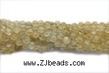 CITR04 15 inches 10mm round citrine gemstone beads