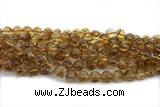 CITR07 15 inches 10mm round citrine gemstone beads