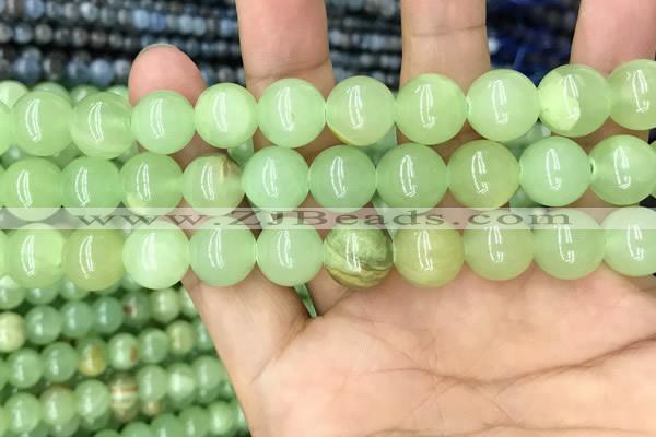 CJB312 15.5 inches 12mm round dyed green jade gemstone beads