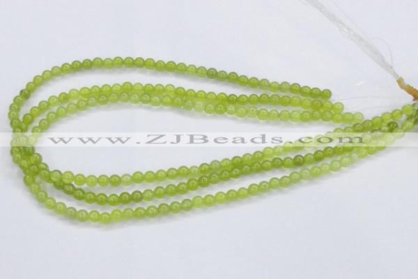 CKA02 15.5 inches 5mm round Korean jade gemstone beads