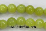 CKA06 15.5 inches 12mm round Korean jade gemstone beads