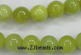 CKA07 15.5 inches 14mm round Korean jade gemstone beads
