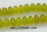 CKA11 15.5 inches 6*10mm rondelle Korean jade gemstone beads