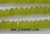 CKA12 15.5 inches 5*8mm rondelle Korean jade gemstone beads