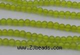 CKA201 15.5 inches 4mm round Korean jade gemstone beads