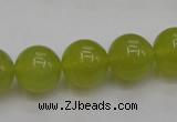 CKA206 15.5 inches 14mm round Korean jade gemstone beads