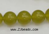 CKA207 15.5 inches 16mm round Korean jade gemstone beads