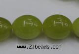 CKA210 15.5 inches 15*20mm egg-shaped Korean jade gemstone beads