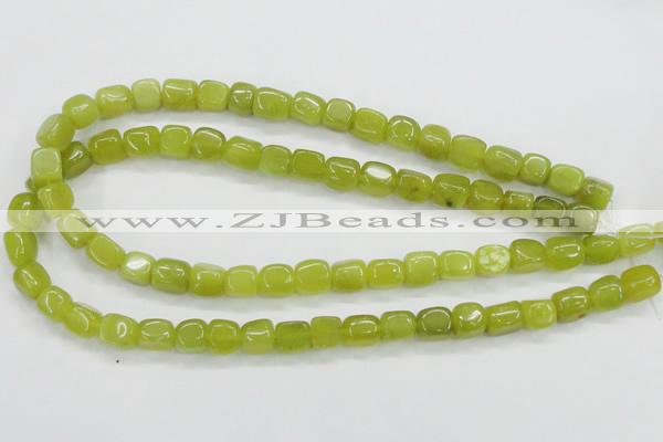 CKA23 15.5 inches 7*10mm nugget Korean jade gemstone beads