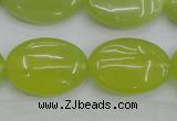 CKA250 15.5 inches 18*25mm oval Korean jade gemstone beads