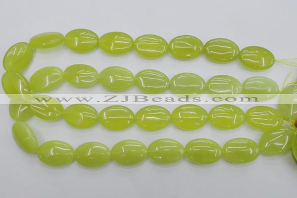 CKA250 15.5 inches 18*25mm oval Korean jade gemstone beads