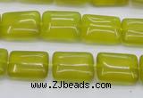 CKA261 15.5 inches 12*16mm rectangle Korean jade gemstone beads