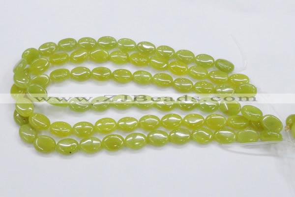 CKA33 15.5 inches 12*16mm oval Korean jade gemstone beads