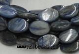 CKC08 16 inches 8*10mm flat oval natural kyanite beads wholesale