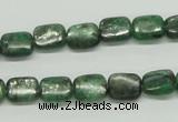 CKC106 16 inches 8*10mm rectangle natural green kyanite beads wholesale