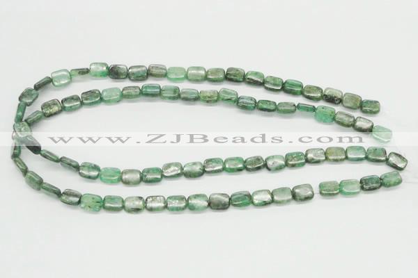 CKC106 16 inches 8*10mm rectangle natural green kyanite beads wholesale