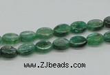 CKC109 16 inches 6*8mm oval natural green kyanite beads wholesale