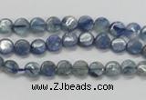 CKC201 15.5 inches 6mm flat round natural kyanite beads wholesale