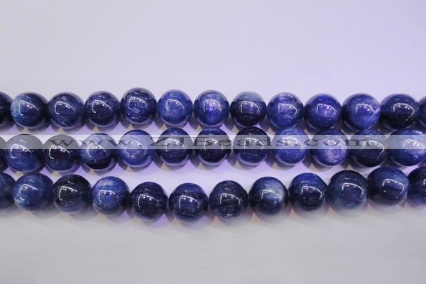 CKC427 15.5 inches 12mm round AAA grade natural blue kyanite beads