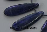 CKC541 Top drilled 10*25mm flat teardrop natural kyanite beads