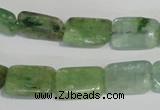 CKC65 15.5 inches 8*12mm rectangle natural green kyanite beads