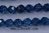 CKC711 15.5 inches 6mm faceted nuggets imitation kyanite beads