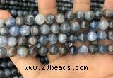 CKC752 15.5 inches 8mm round blue kyanite beads wholesale