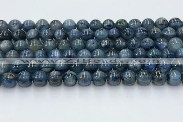 CKC771 15.5 inches 8mm round blue kyanite beads wholesale