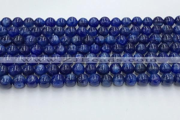 CKC778 15.5 inches 6mm round blue kyanite beads wholesale