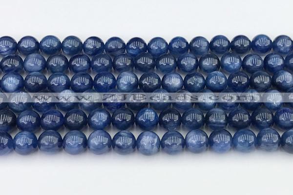 CKC806 15 inches 8mm round blue kyanite beads