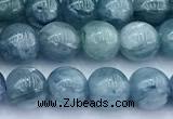 CKC835 15 inches 6mm round blue kyanite gemstone beads