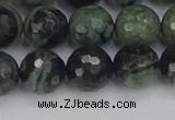 CKJ313 15.5 inches 10mm faceted round kambaba jasper beads