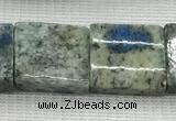 CKJ445 15.5 inches 12*15mm - 14*17mm rectangle natural k2 jasper beads