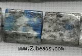 CKJ451 15.5 inches 12*14mm - 14*16mm rectangle natural k2 jasper beads