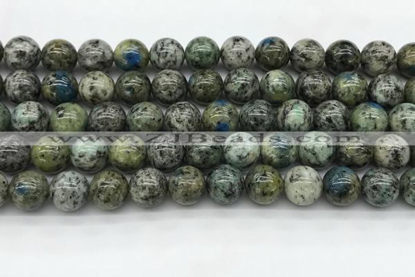 CKJ465 15.5 inches 10mm round natural k2 jasper beads wholesale