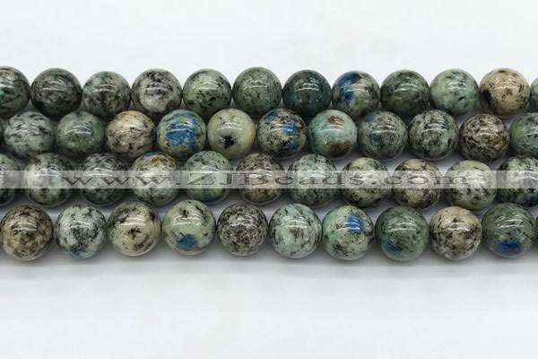 CKJ466 15.5 inches 12mm round natural k2 jasper beads wholesale