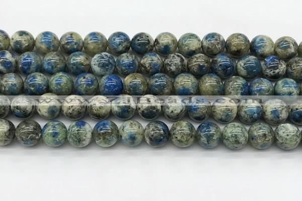 CKJ476 15.5 inches 10mm round natural k2 jasper beads wholesale