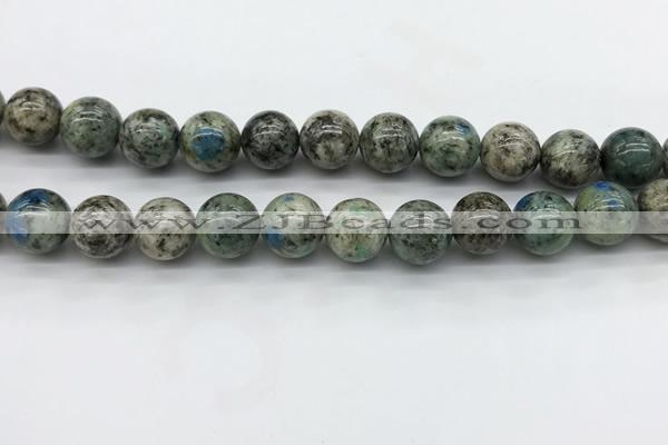 CKJ477 15.5 inches 12mm round natural k2 jasper beads wholesale