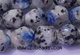 CKJ707 15.5 inches 8mm faceted nuggets imitation k2 jasper beads