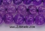 CKQ311 15.5 inches 12mm round dyed crackle quartz beads wholesale