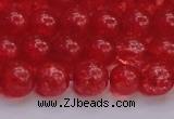 CKQ317 15.5 inches 10mm round dyed crackle quartz beads wholesale