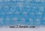 CKQ330 15.5 inches 8mm round dyed crackle quartz beads wholesale