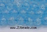 CKQ331 15.5 inches 10mm round dyed crackle quartz beads wholesale