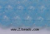 CKQ333 15.5 inches 14mm round dyed crackle quartz beads wholesale