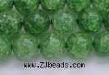 CKQ340 15.5 inches 14mm round dyed crackle quartz beads wholesale